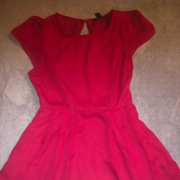 forever 21 long red dress